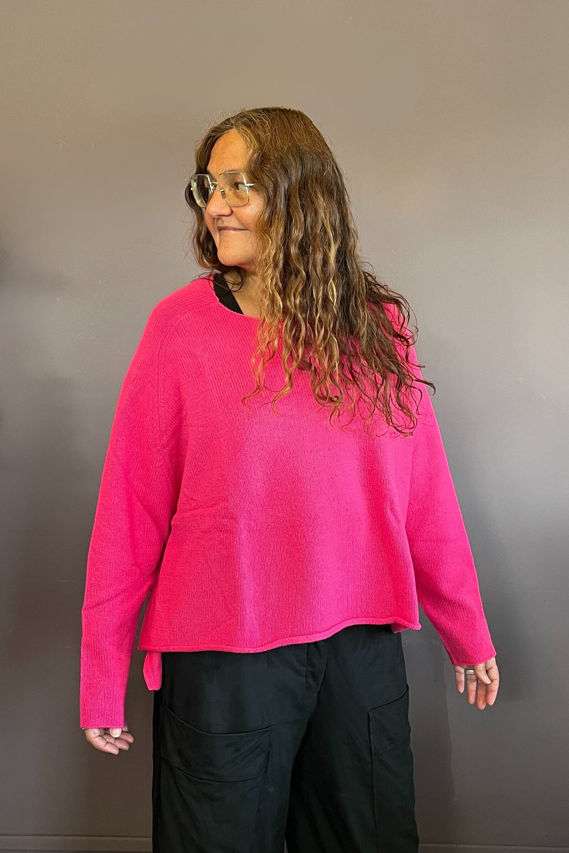 Rolled Edge Pullover