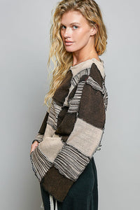 Patchwork Panels Cropped Top