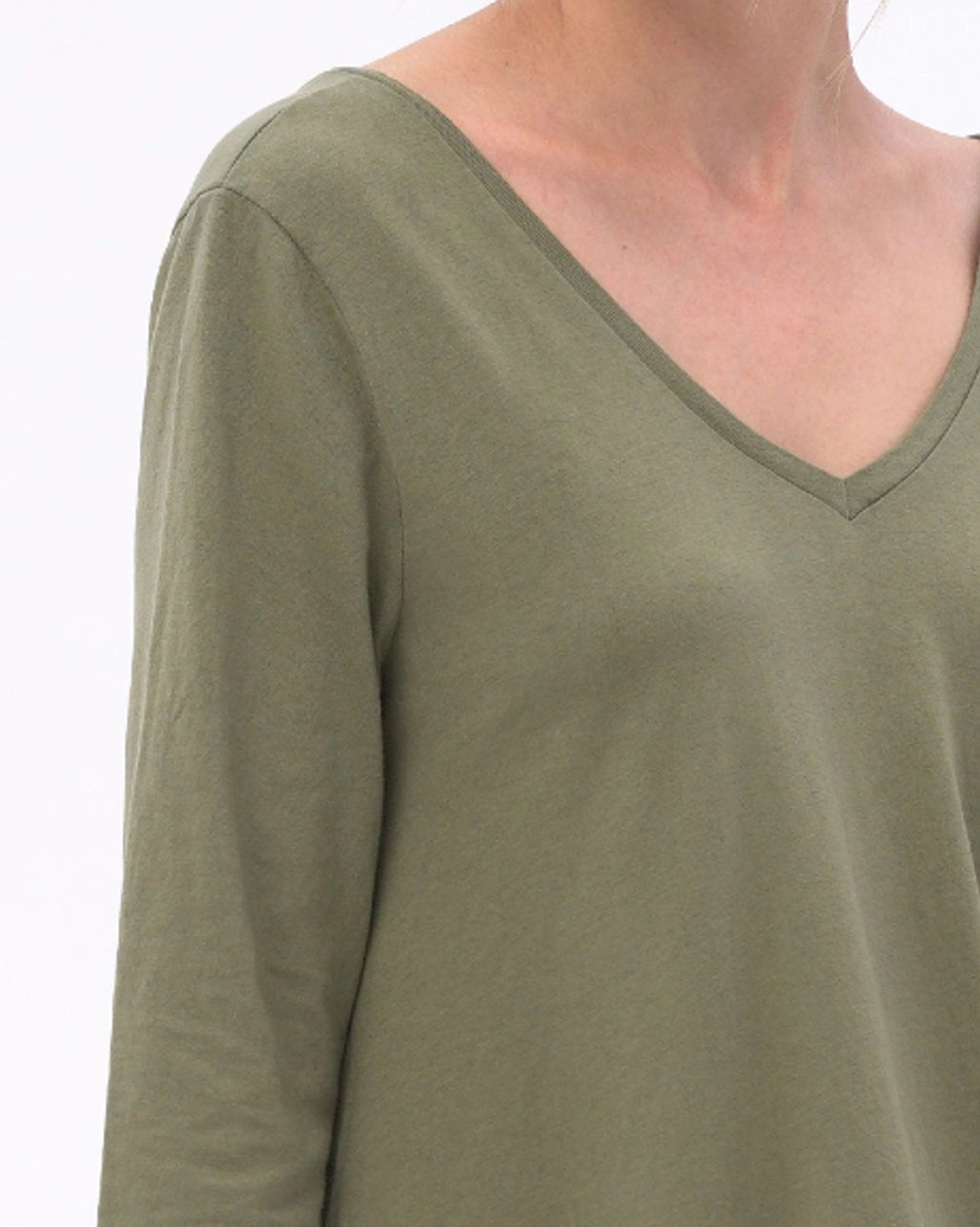 Scoop Neck 3/4 Sleeve Dress