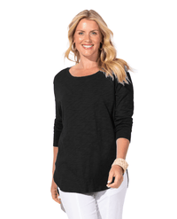 3/4 Sleeve High-Low Tee