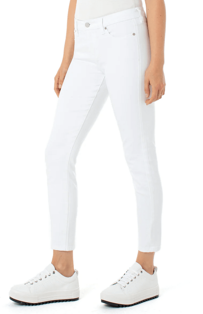 Abby Ankle Skinny (Bright White)