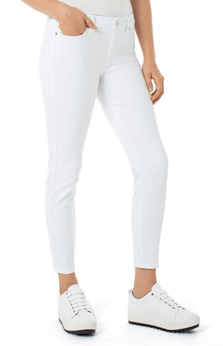 Abby Ankle Skinny (Bright White)