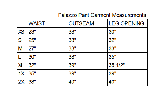 PALETTE BASICS Palazzo Pant