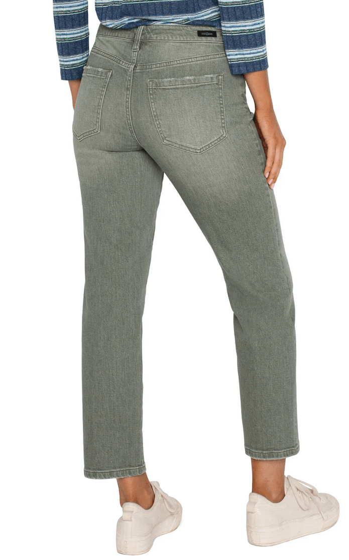 Liv Non-Skinny Denim (Vintage Green)