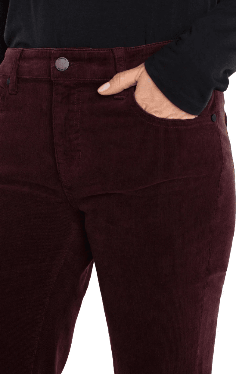 Corduroy Hannah Flare (Blackberry)