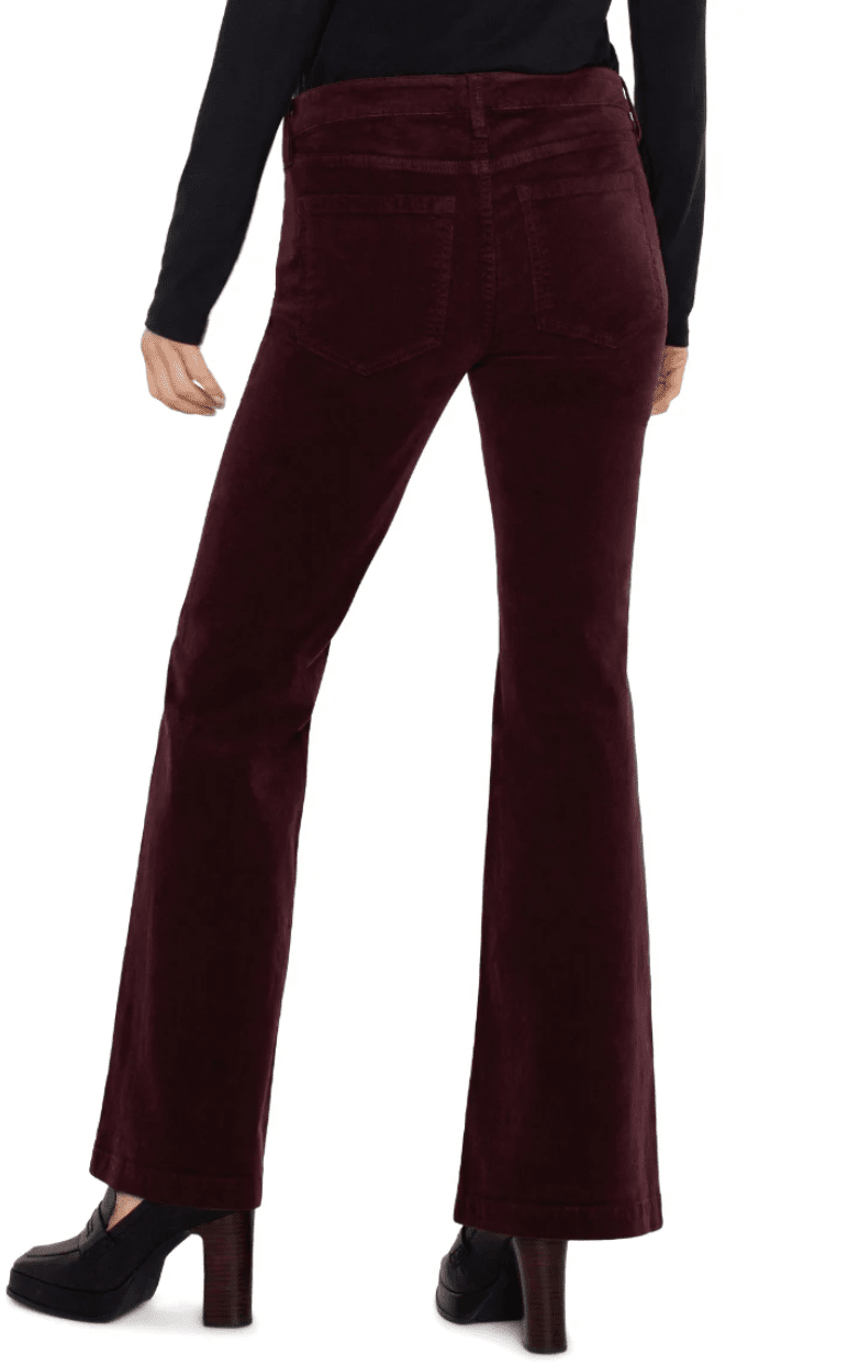 Corduroy Hannah Flare (Blackberry)