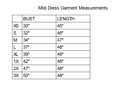 PALETTE BASICS Midi Dress