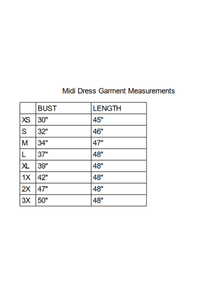 PALETTE BASICS Midi Dress