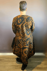Bronze Cocoon Dress