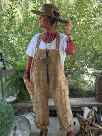 Travels Await Overalls - Olive