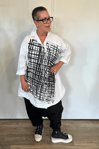 Tunic Dress - Black Hatch