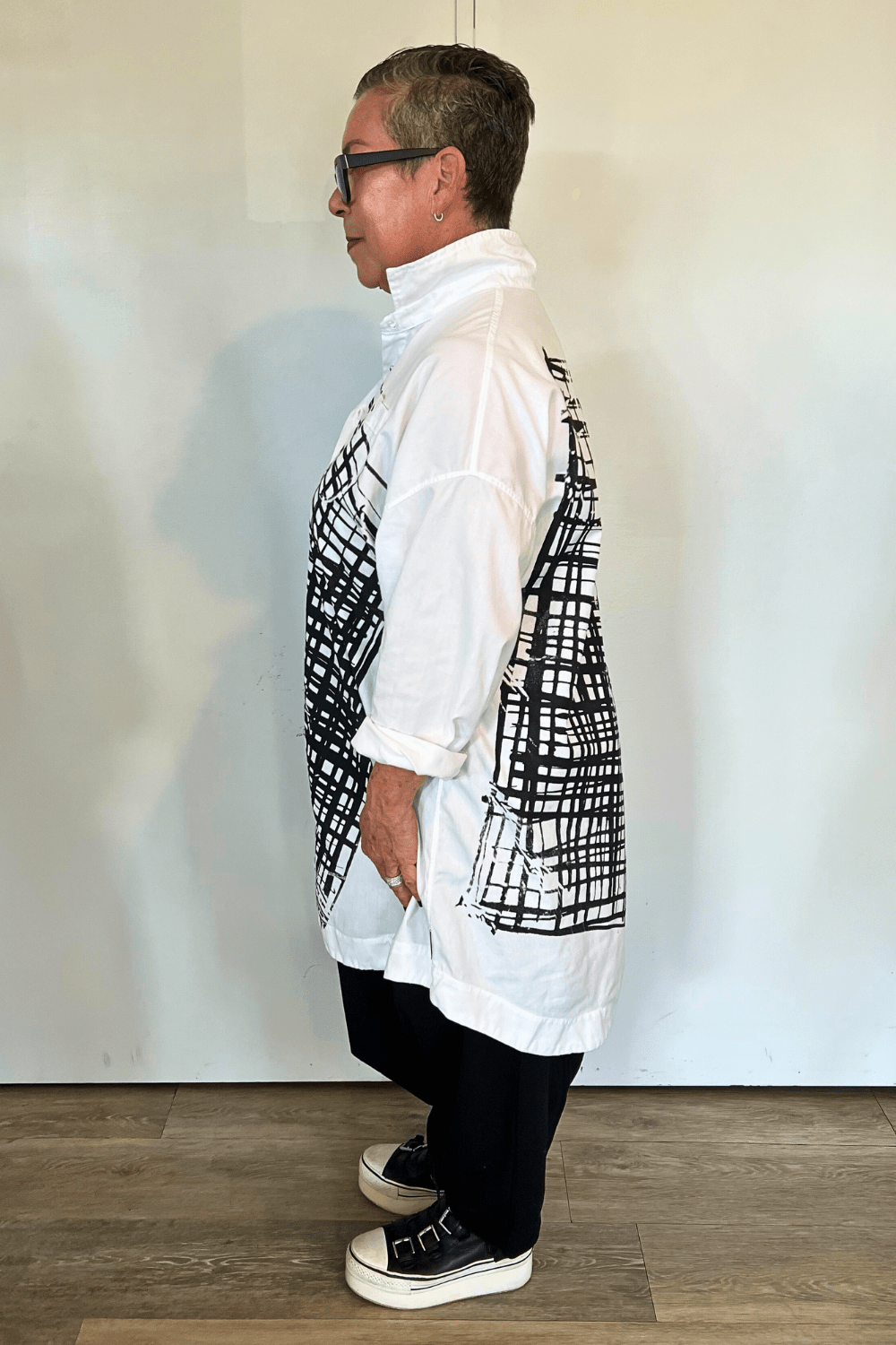 Tunic Dress - Black Hatch