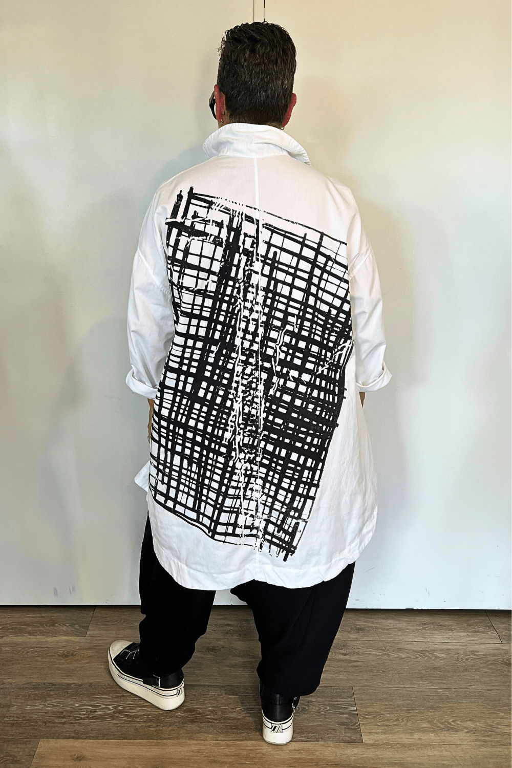 Tunic Dress - Black Hatch