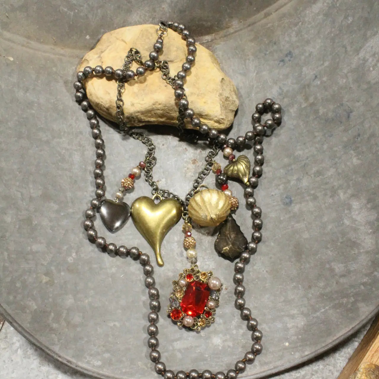 All Dolled Up Heart Necklace