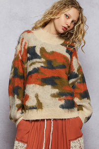 Round Neck Long Sleeve Sweater