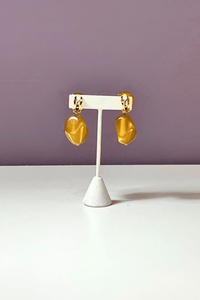 Amber Espelette Clip On Earrings