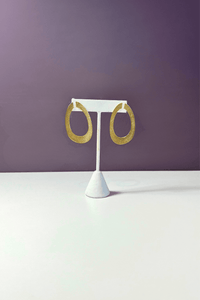 Axelle Gold Open Loop Earrings