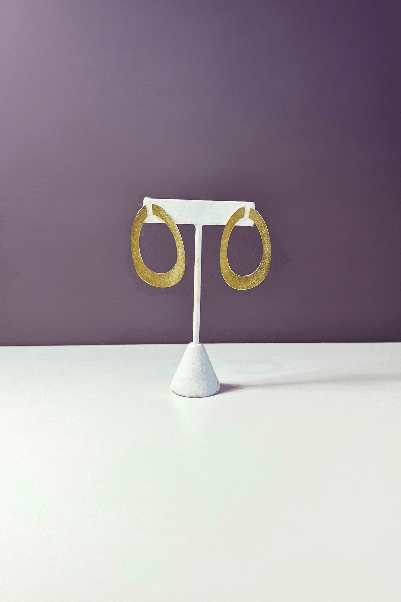 Axelle Gold Open Loop Earrings