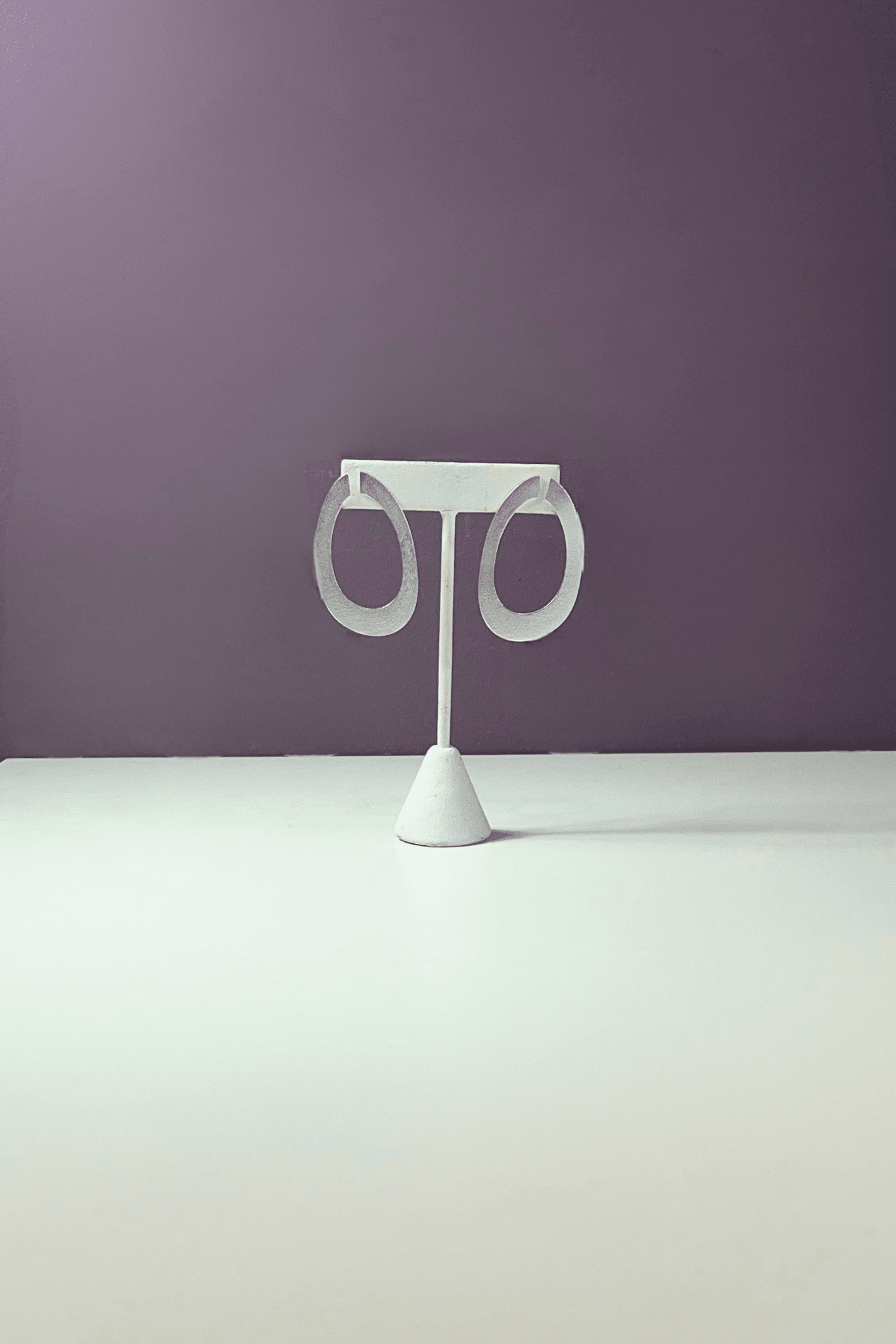 Axelle Silver Open Loop Earrings