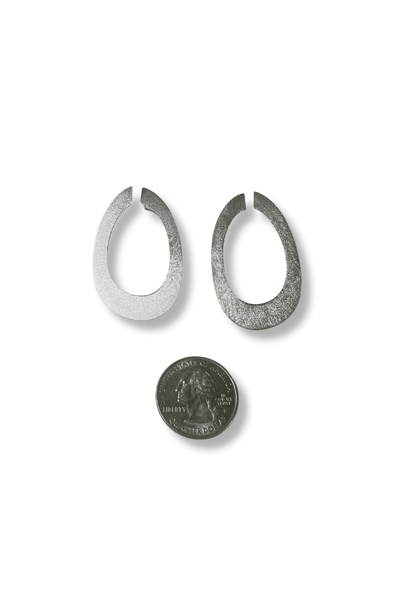 Axelle Silver Open Loop Earrings