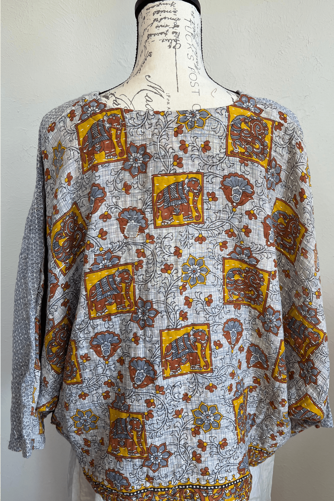 Pareo Kantha Butterfly Top