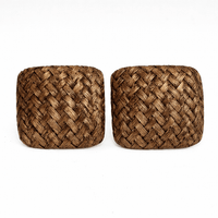Basket Weave Clip-On Earring