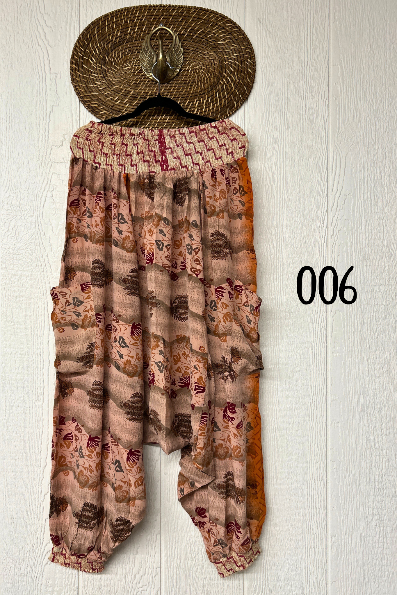 Crepe Sari Be Still Harem Pant