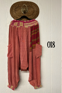 Crepe Sari Be Still Harem Pant