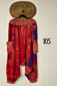Crepe Sari Be Still Harem Pant