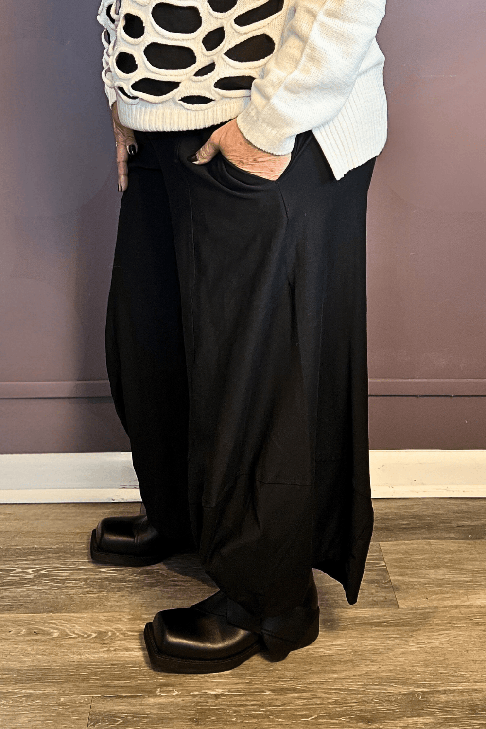 Black Balloon Trousers