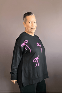 A-Line Pink Ribbon Sweatshirt