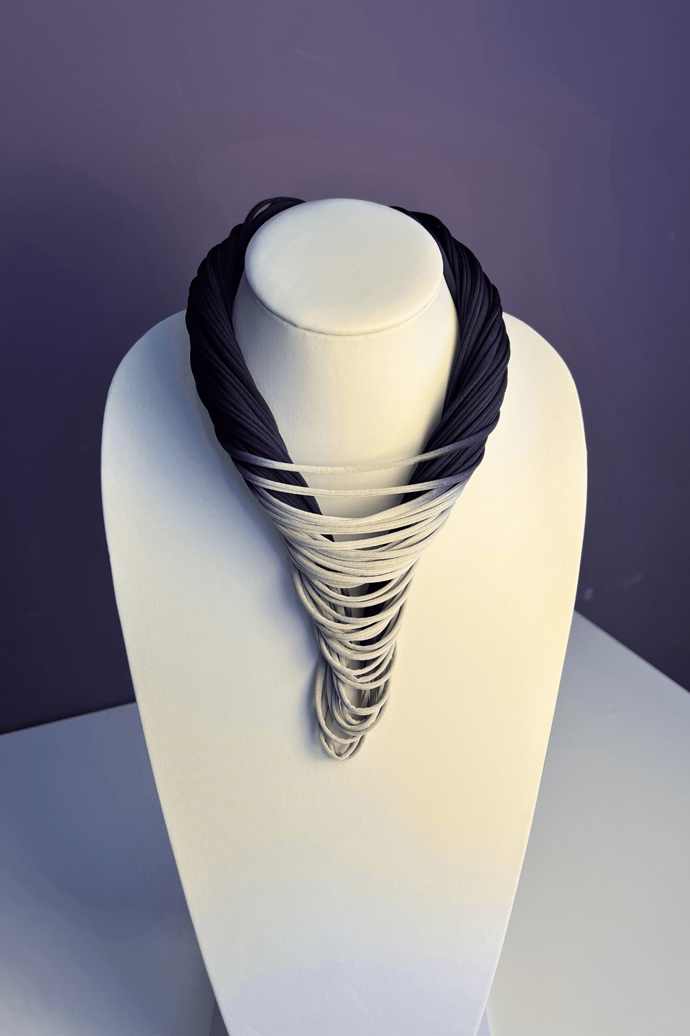 Short Multi-Strand Ombre Necklace