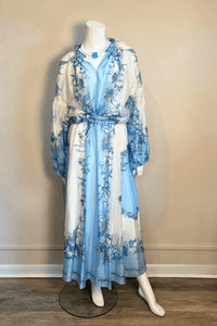 Blue Peacock Top