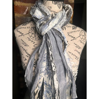 Fringe Scarf - Blues For Days