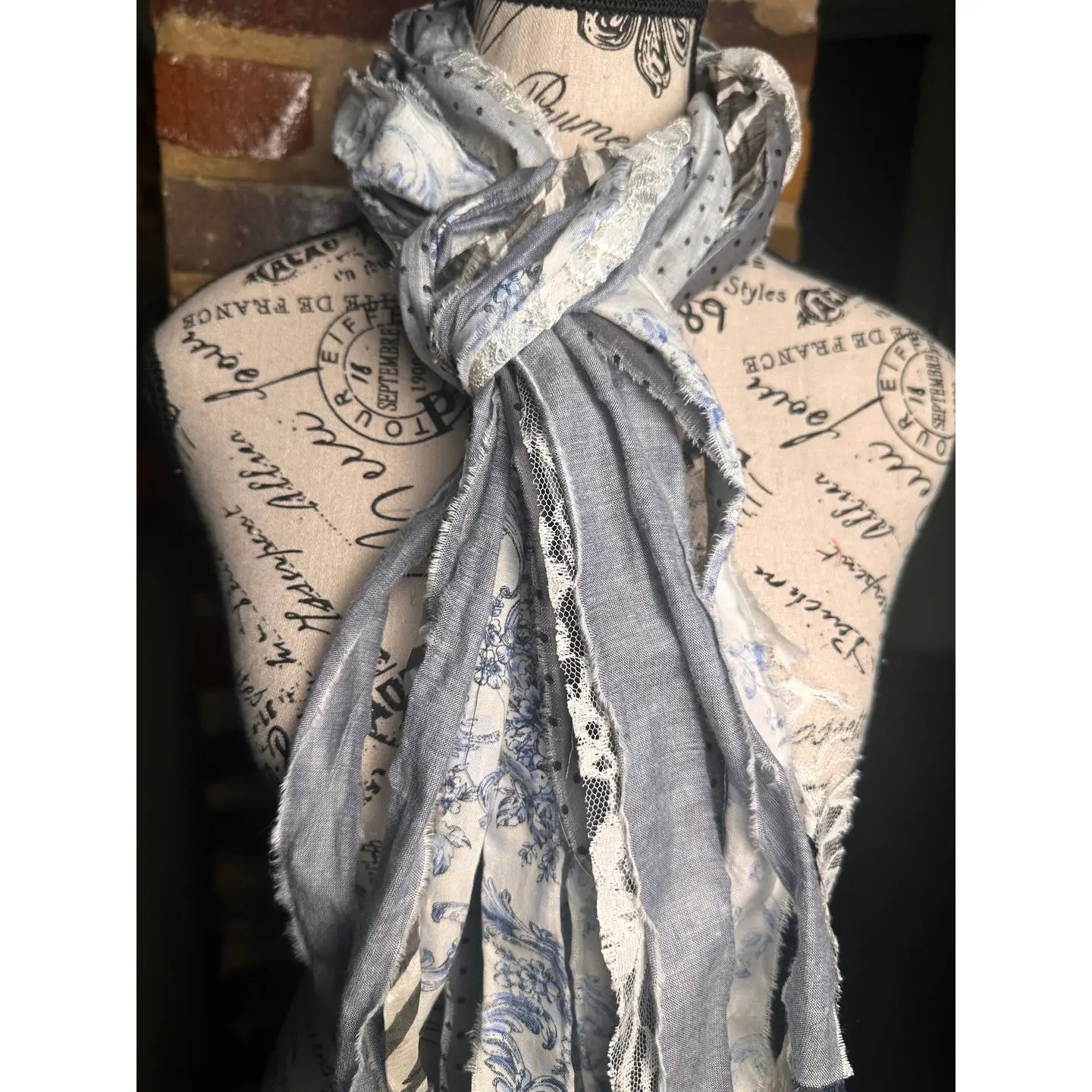 Fringe Scarf - Blues For Days