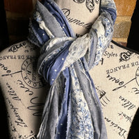 Fringe Scarf - Blues For Days