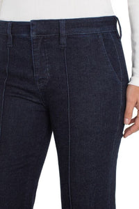 Pintuck Bootcut Trouser