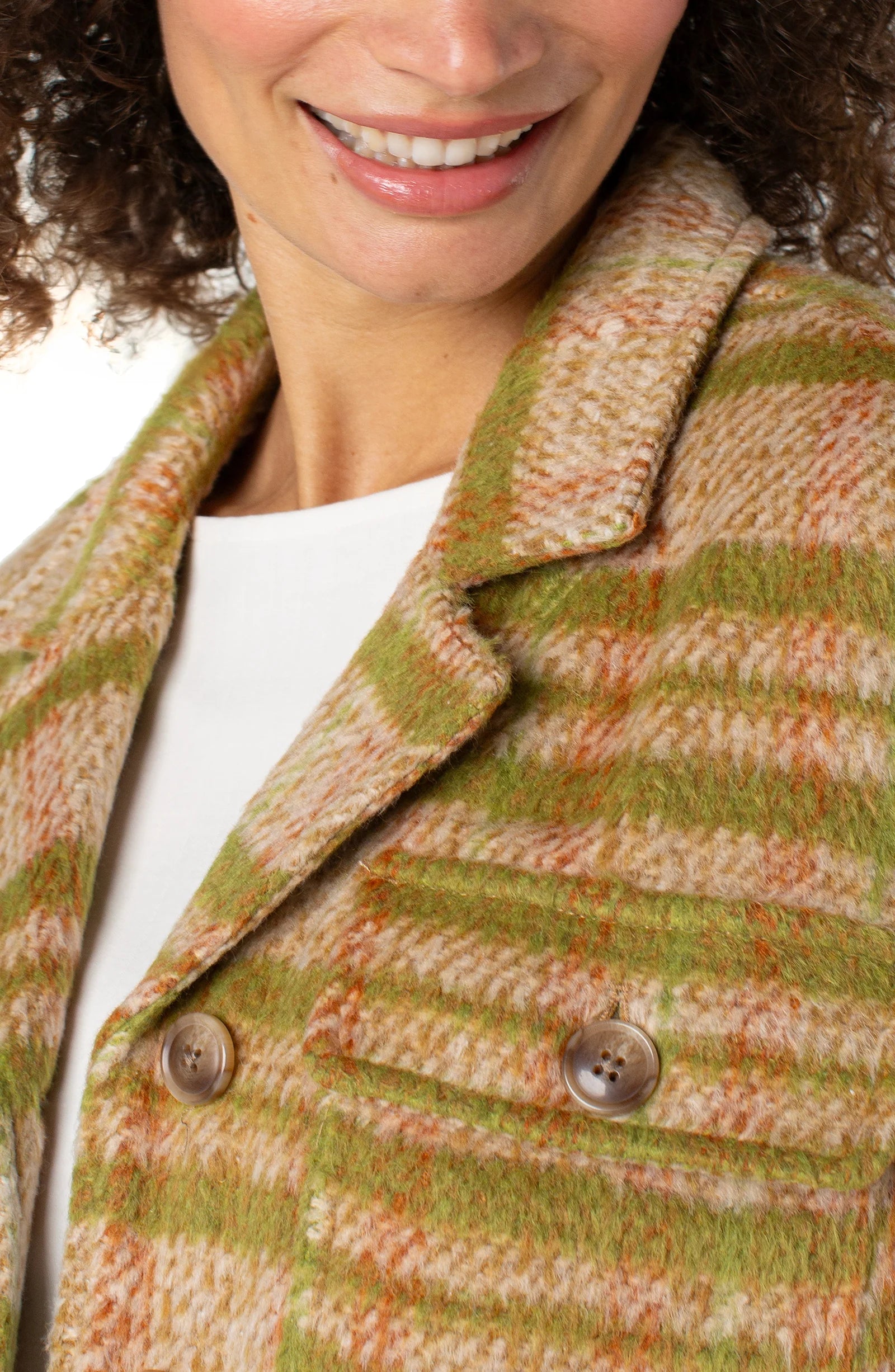 Button Front Boxy Shacket