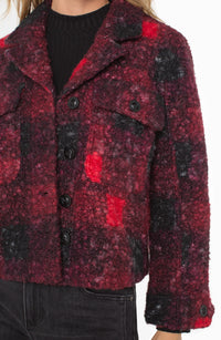 Button Front Boxy Shacket