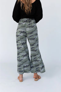 Casual Wanderer Wide-Leg Slit Pants