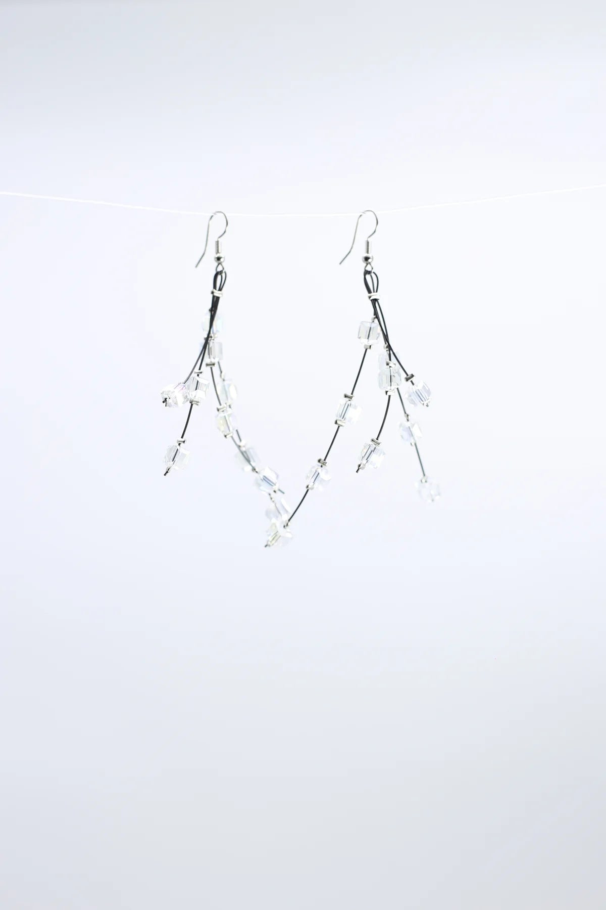 Crystal Cube Earrings