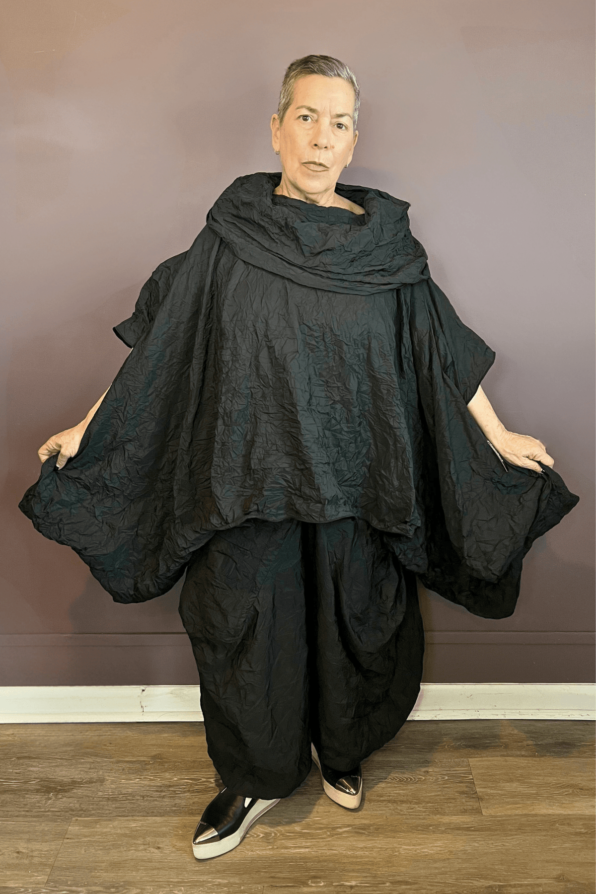 Cocoon Collar Top