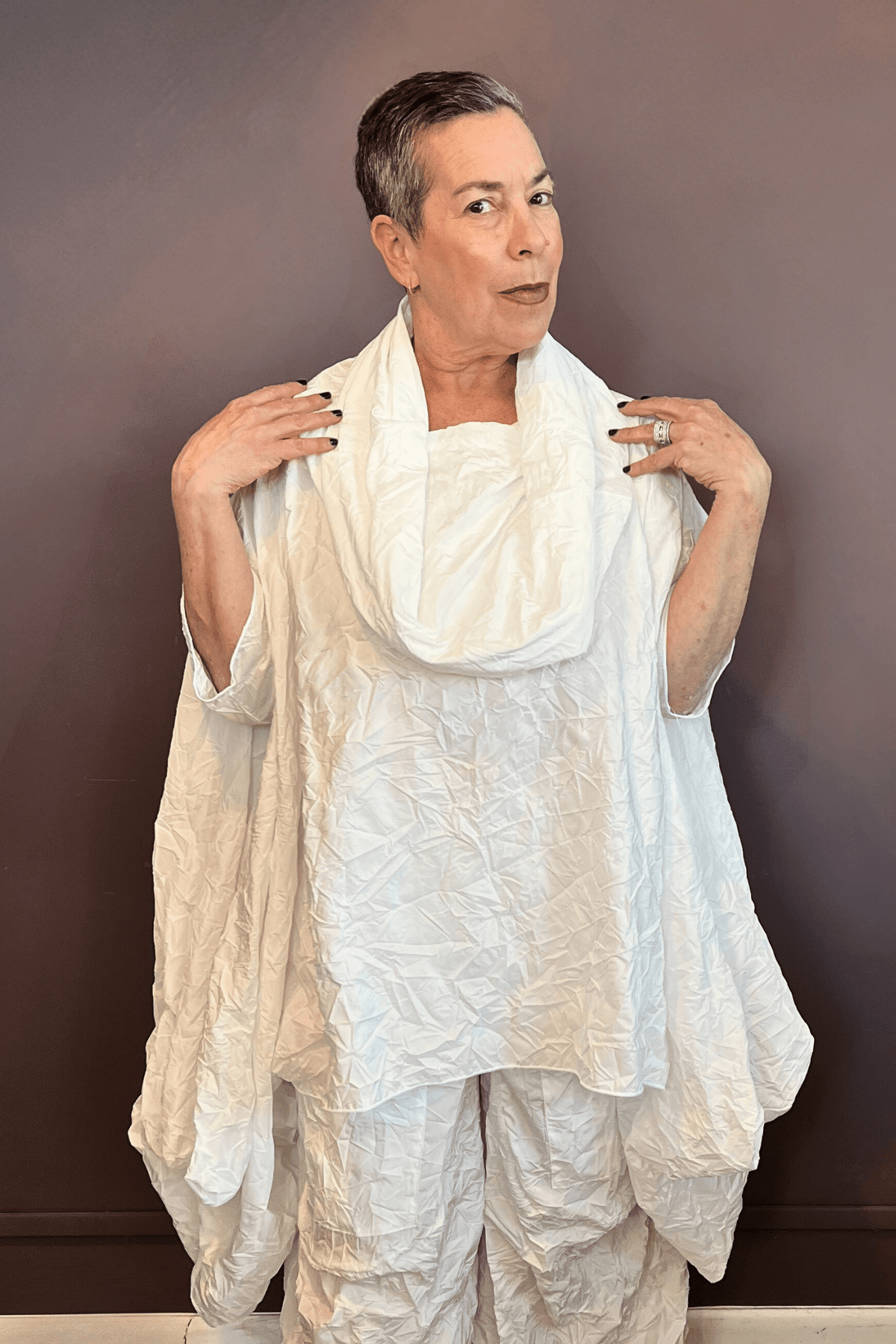 Cocoon Collar Top