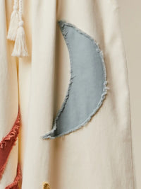 Sun Moon Star Patch Wide Pants