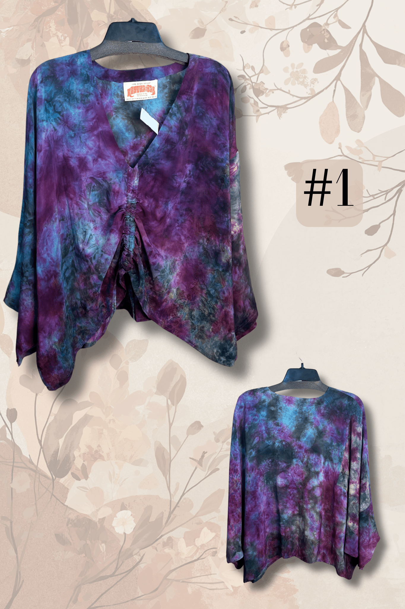 Crepe Sari Butterfly Top