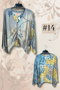 Crepe Sari Butterfly Top