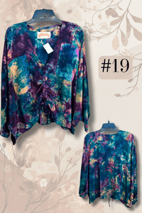 Crepe Sari Butterfly Top