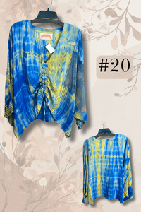 Crepe Sari Butterfly Top