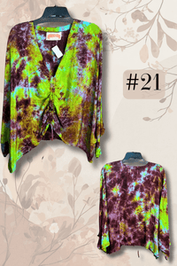 Crepe Sari Butterfly Top
