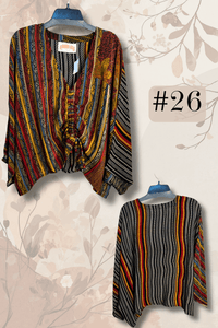 Crepe Sari Butterfly Top